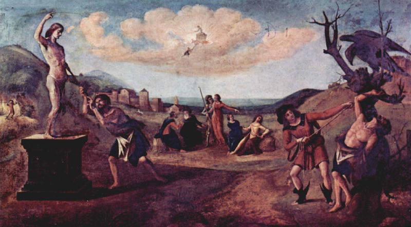 Piero di Cosimo Myth of Prometheus Sweden oil painting art